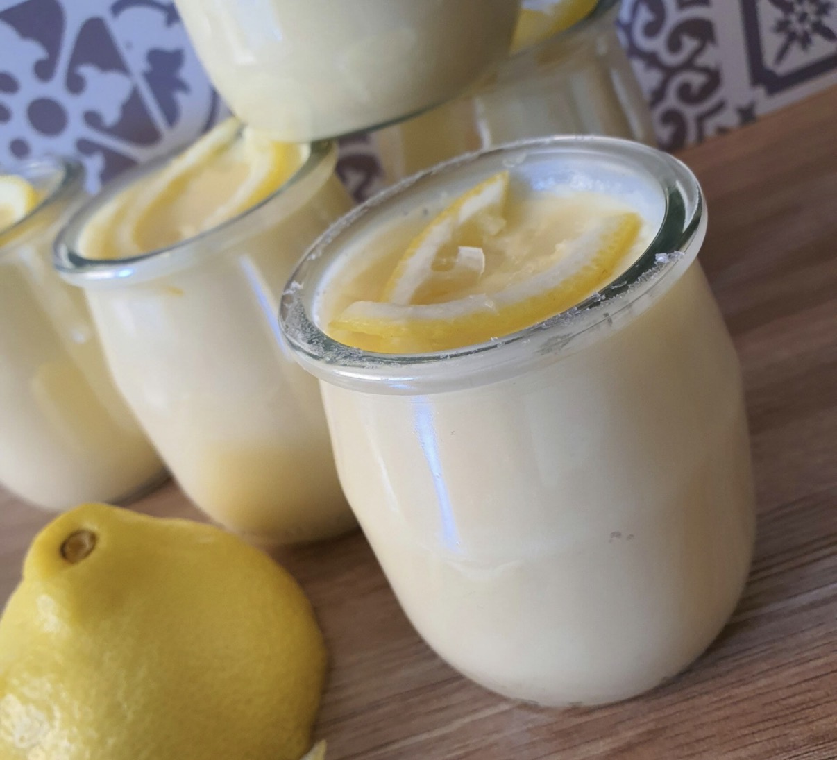 Crème dessert au citron ou à l’orange selon les goûts